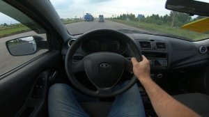2014 LADA Kalina POV Test Drive