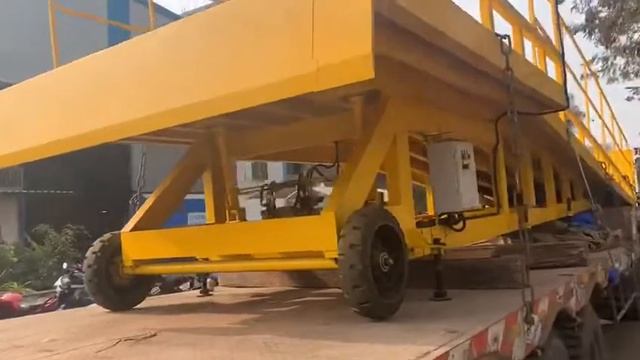 10 T Hydraulic Mobile Dockramp - JOIST-O-MECH смотреть онлайн