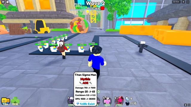 I Spent $100,000 For TITAN SIGMA MAN In TOILET TOWER DEFENSE! (Roblox)