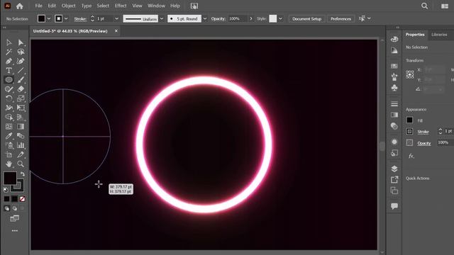 How to create Neon effect using gradient in Adobe illustrator | Adobe Illustrator | Neon effect смотреть онлайн