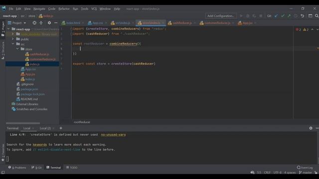 3. Redux и React. Combine Reducers, redux devtools смотреть онлайн