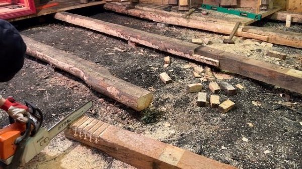 САМЫЙ ПРОСТОЙ СПОСОБ УСТАНОВКИ ЛАГ! / Замена гнилых лаг.