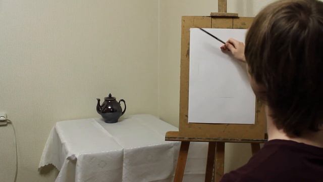 How to measure proportions with a pencil in drawing смотреть онлайн