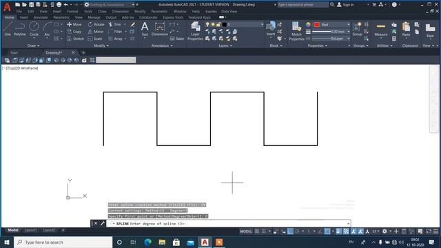 How to Draw a Spline Curve in AutoCAD Software? смотреть онлайн