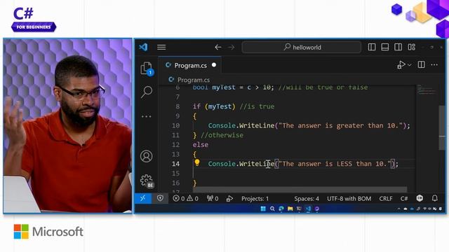 09 - Branching, Ifs, and Conditional Logic [Pt 9] ｜ C# for Beginners