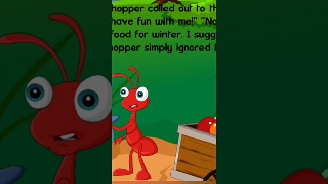 Ant and The grasshopper Story| Kids Story смотреть онлайн