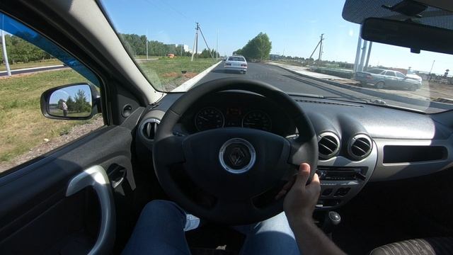 2011 Renault Logan 1.6 MPI BLACK LINE POV Test Drive