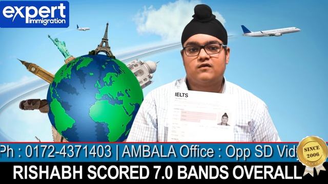 IELTS SUCCESS STORY : RISHABH SCORED 7.0 BANDS OVERALL смотреть онлайн