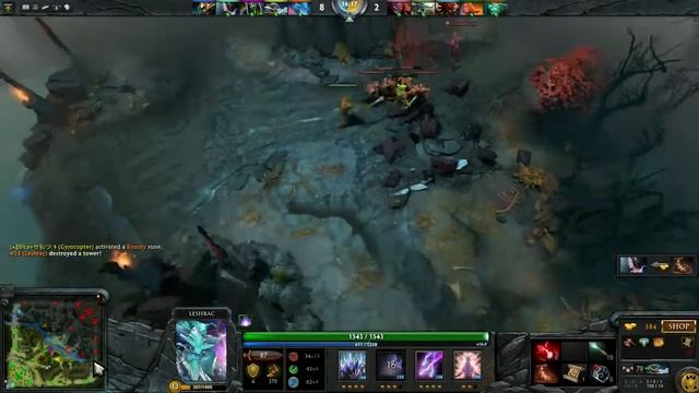 w33 Leshrac plays in Dota 2 смотреть онлайн
