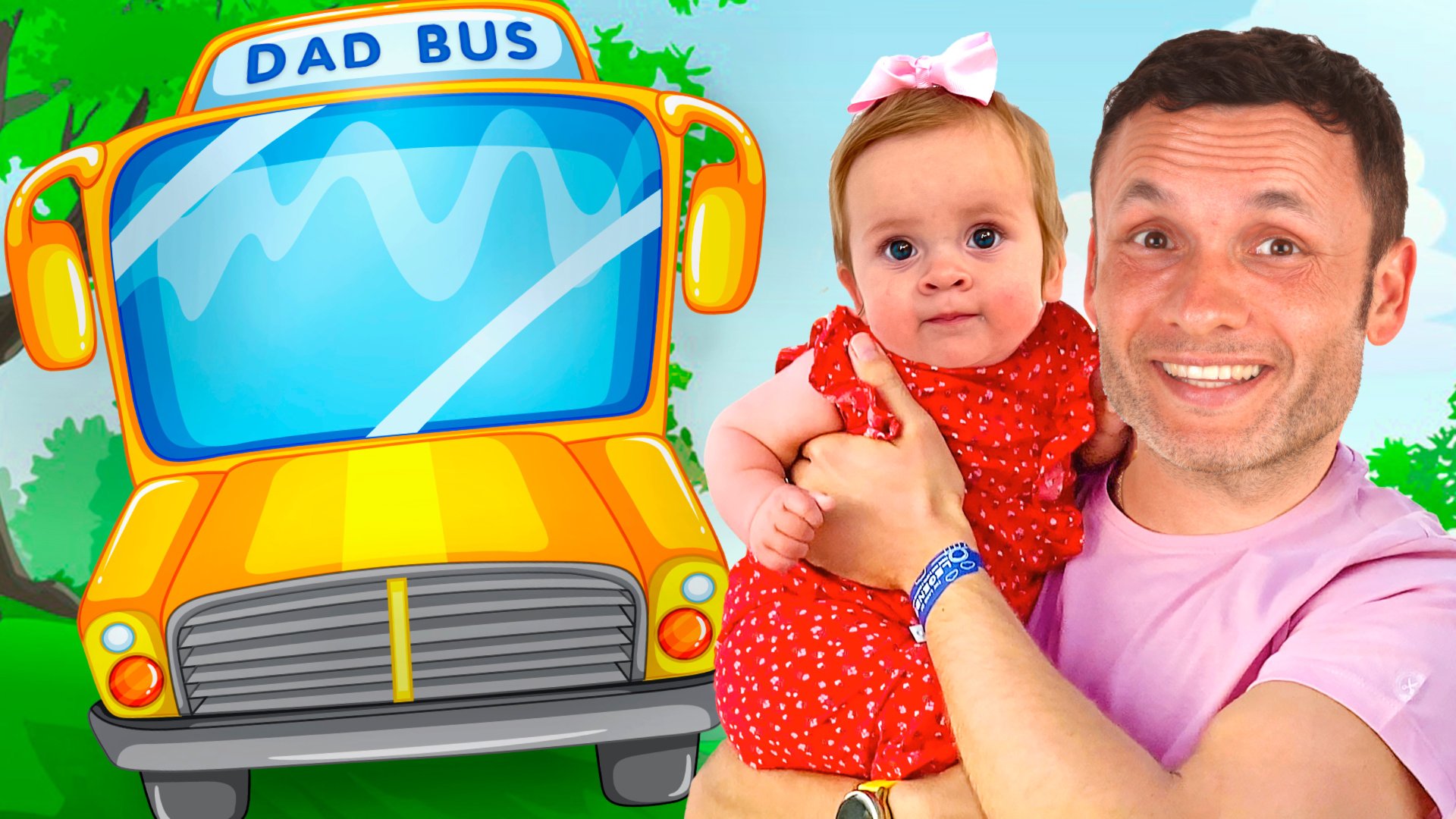 Колеса в автобусе — песня для детей с Майей и Машей смотреть онлайн