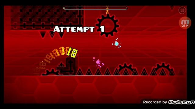 Я прохожу второй уровень на все три звёзды в Geometry Dash+(бонусные уровни) смотреть онлайн
