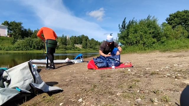 Сплав на сапах по реке Ухта в первый июльский день. #коми #russia #туризм #supsurfer #водныйтуризм