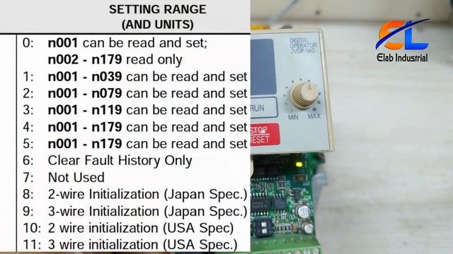 Factory Reset for Yaskawa V7, Error F04 100% solved, Parameters initialization, смотреть онлайн