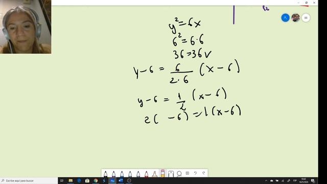 RECTA TANGENTE A LA PARABOLA смотреть онлайн