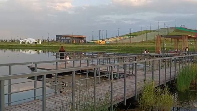 Магнитогорск, воскресная прогулка по парку Притяжение, городской курорт (07.07.2024) смотреть онлайн
