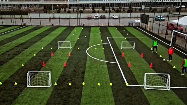 ⚽ ДУЭЛИ 📕 Дуэльное упражнение 2х1 смотреть онлайн