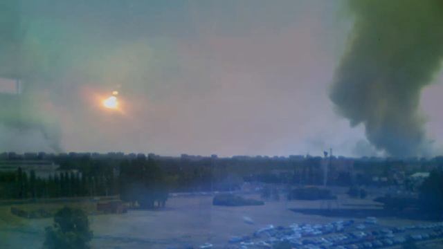 Дым над Тольятти от лесных пожаров летом 2010. Фото (слайдшоу). смотреть онлайн