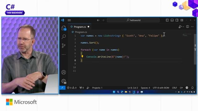 14 - Sorting and Searching Lists [Pt 14] ｜ C# for Beginners