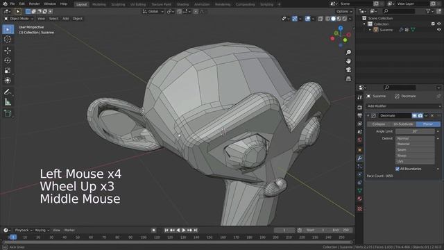 Decimate Modifier | Blender Tutorial смотреть онлайн