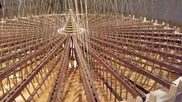 John Douglas Powers LOCUS kinetic sculpture at the Knoxville Museum of Art. смотреть онлайн