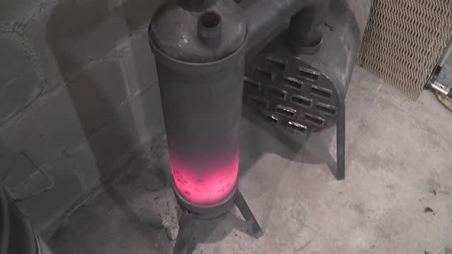 Мини печь на отработке расход и мощность смотреть онлайн