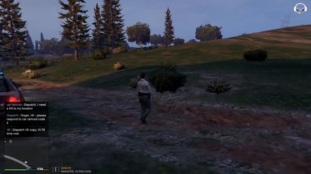 GTA 5 LSPDFR | Blaine County Sheriff Patrol | She went to jail with her knockers out смотреть онлайн