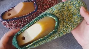 Простые следки из кавказской пряжи