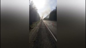 Возле Мулловки горел автобус
