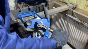 Настройка роликового ножа для листогиба «Атлант». Замена режущих роликов.