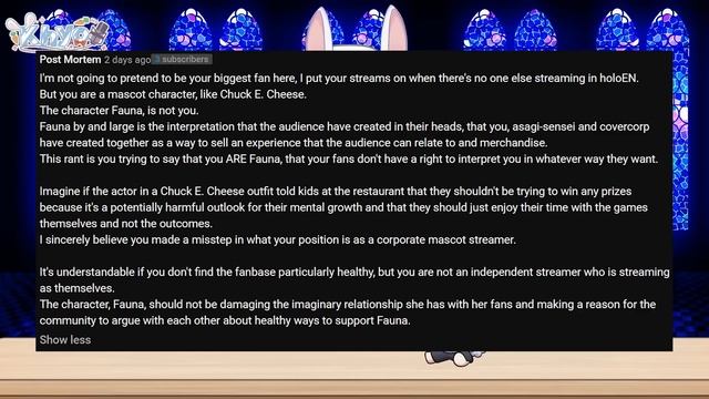 Hololive's Ceres Fauna Addresses Fans смотреть онлайн