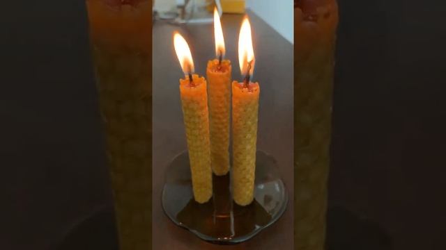 Свечи из вощины / 100% натуральные / Пчелиный воск