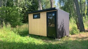 Хозблок Апекс на разборном металлическом каркасе от Компании Малинка