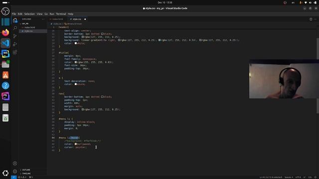 HTML CSS Верстаю себе сайт визитку смотреть онлайн