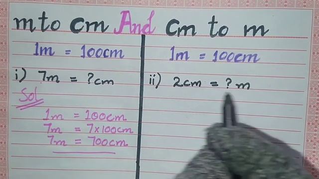 How to convert Meter to Centimeter and Centimeter to Meter||Conversion||laws of Maths#mathstricks . смотреть онлайн