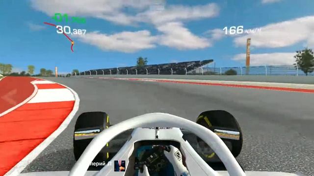 Real Racing 3 Гонка на время Formula 1 Учебный автомобиль трасса Америк смотреть онлайн