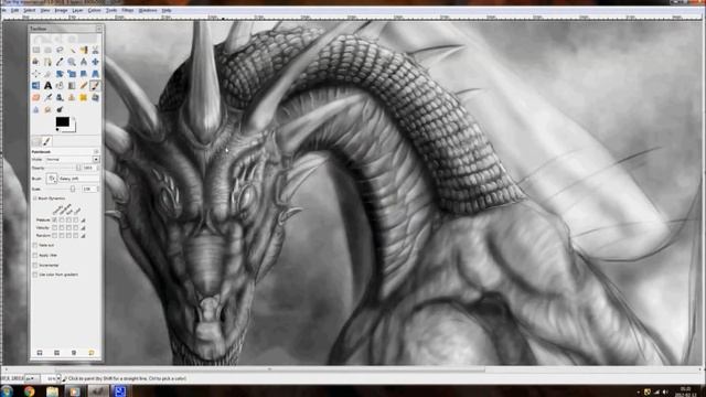 griffin teasing a dragon speed painting by me смотреть онлайн