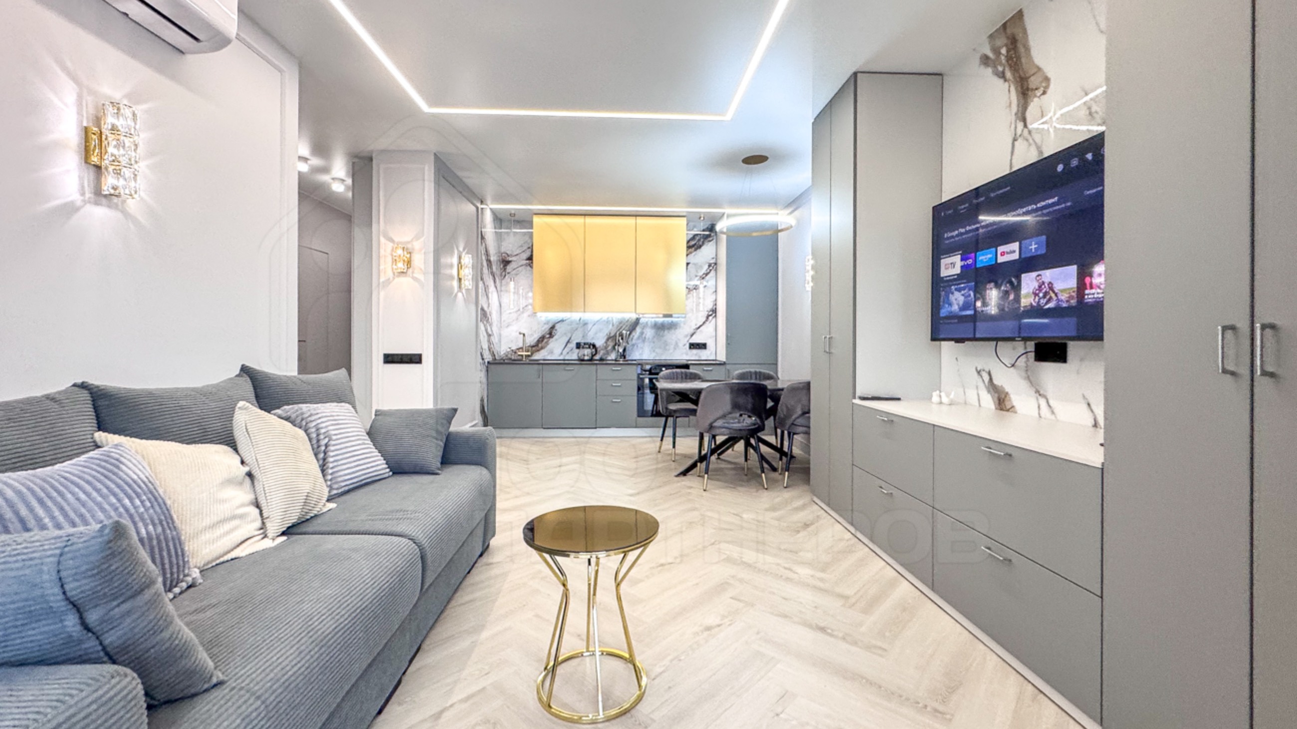 Рум-тур по 2-комнатной квартире в ЖК "Художник" - ул. Красноказачья, 23/1 (Иркутск) смотреть онлайн