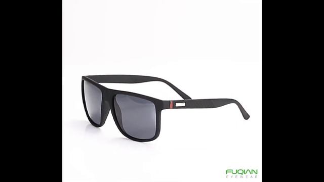 Fashion Unique Plastic Square Polarized Sunglasses - Fuqian Eyewear смотреть онлайн