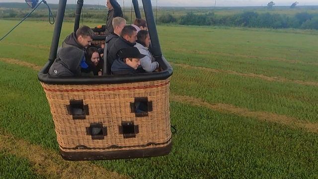 Групповой полет на воздушном шаре. Наш самый большой аэростат на Урале вмещает 12 человек! смотреть онлайн