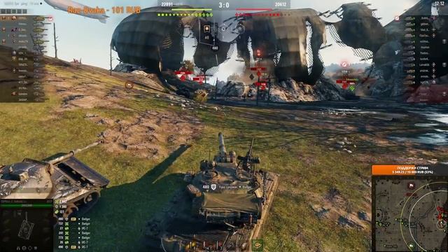 60TP Lewandowskiego- КАРТА Редшир🎄 8К УРОНА 5 ФРАГОВ Знак классности «Мастер» В World of Tanks смотреть онлайн