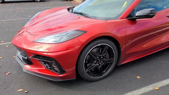 2021 C8 Corvette Stingray Red Mist Metallic Tintcoat Walk Around смотреть онлайн