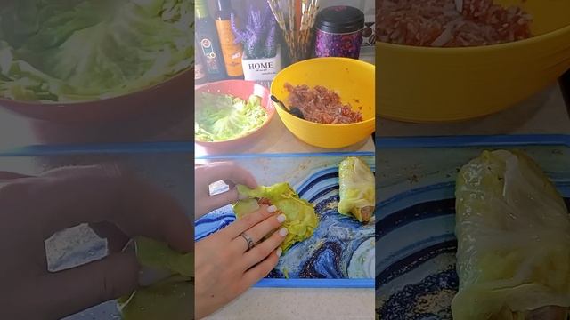 Голубцы с картофельным пюре #рецепт #еда #простойрецепт