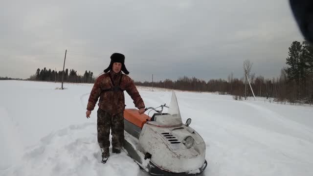 Снегоход Буран за 50 тысяч рублей? Тест-драйв советского снегохода, ходовые испытания! Целина!