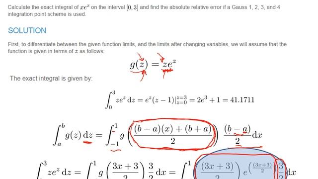 11 Numerical Integration 3 Gauss Quadrature Alternate Integration Limits смотреть онлайн