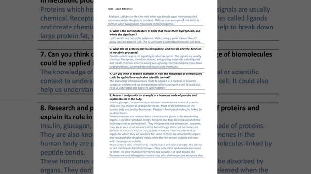 Biomolecules and Hormones смотреть онлайн