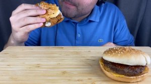 ASMR BURGERS | BURGER KING MUKBANG CHEESEBURGER, HAMBURGER & CHICKEN BURGER (EATING SOUNDS)