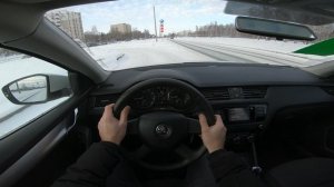 2014 Skoda Octavia 1.6L (110HP) POV TEST DRIVE