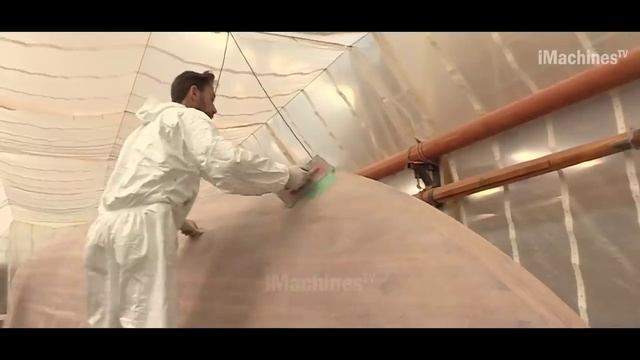 Skilled Carpenters Build Wooden Boats Very Quickly. The Most Modern Wooden Boat