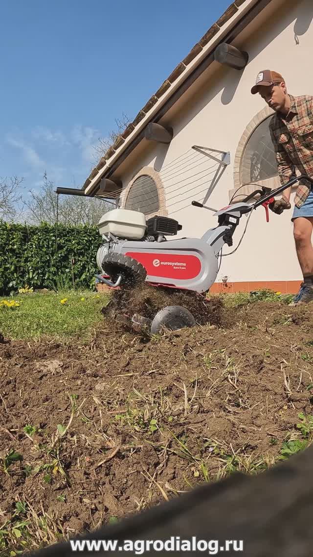 Бензиновый культиватор Eurosystems Euro 5 EVO Honda GP160 смотреть онлайн