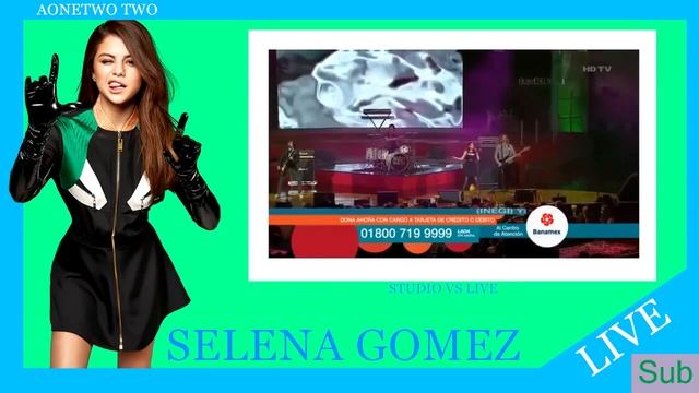 Selena Gomez - Studio Vs Live Tik tak 2017 смотреть онлайн